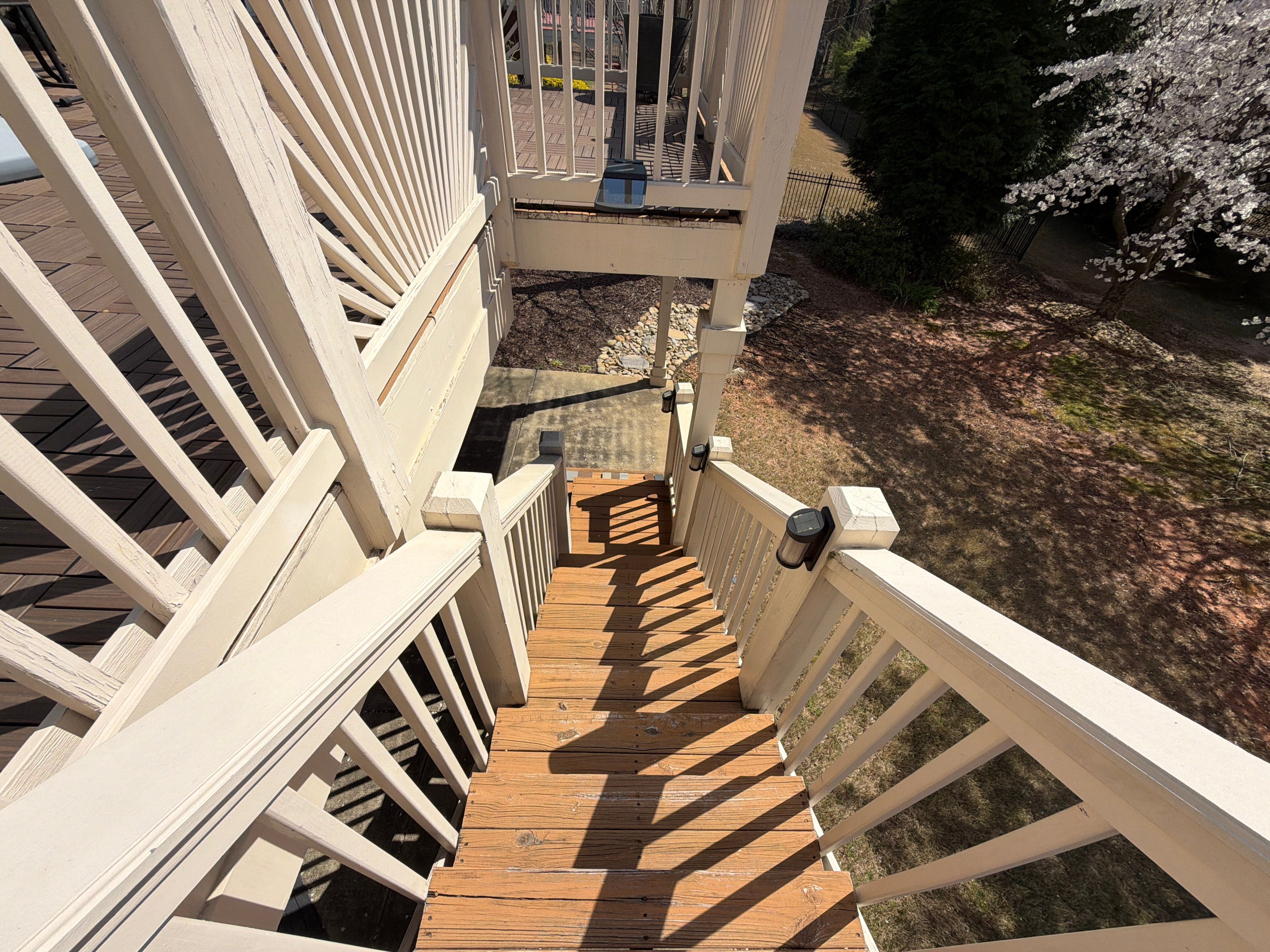 Lawrenceville, GA Deckorators Deck Resurface, Under-Deck, and Trex Deck Lighting Installation by Nelson Exteriors 