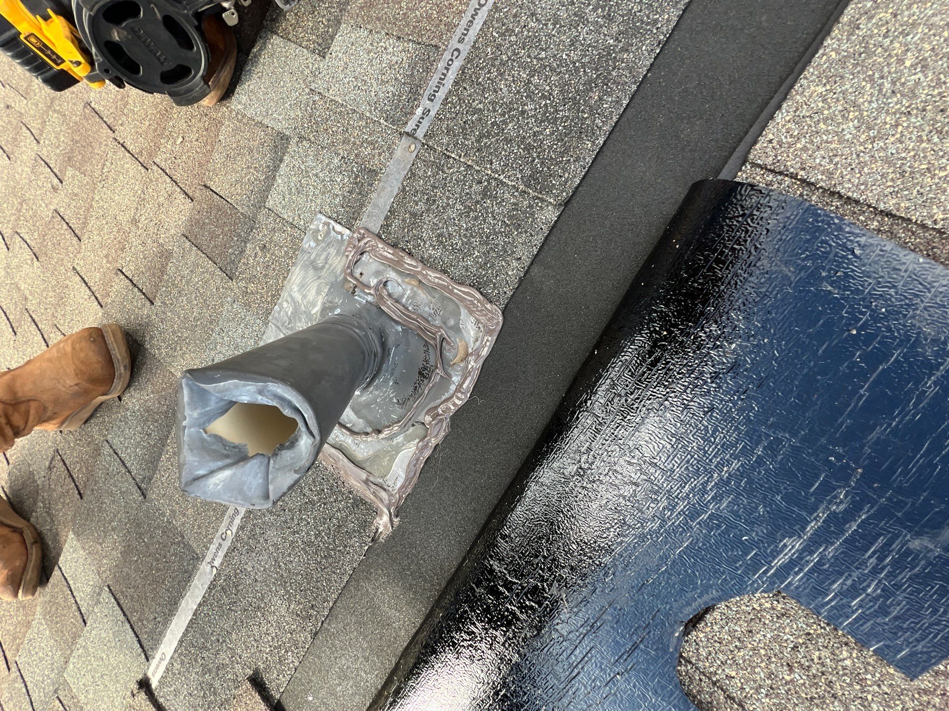 Hail Damage using Owen's Corning Duration (Lifetime) Shingles by Roof Repair Services LLC