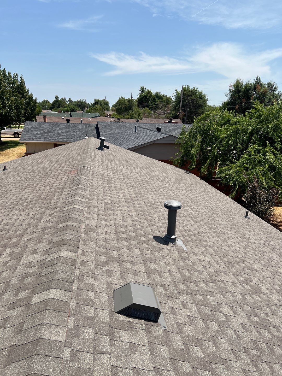 Residential Roofing Installation using GAF Natural Shadow  by A & H Roofing and Contracting