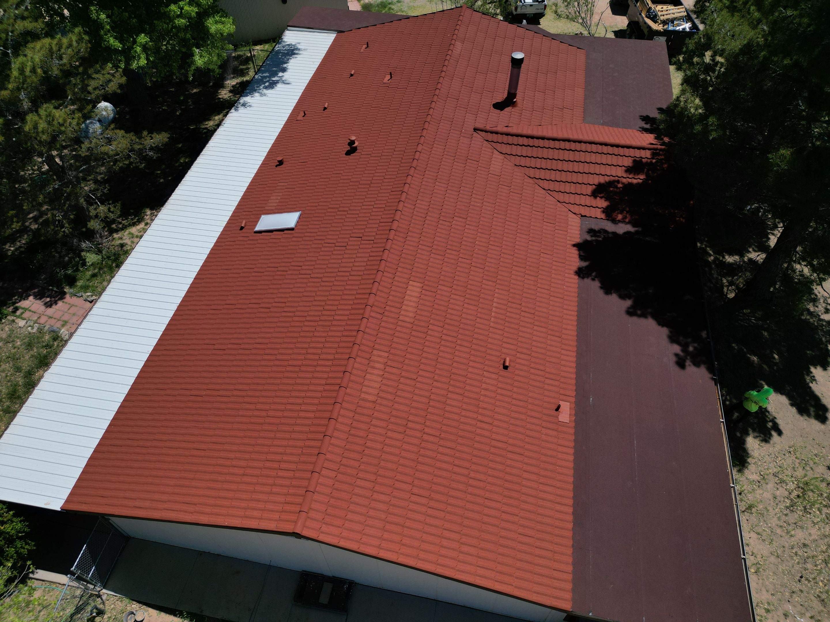 Terra Cotta Stone Coated Steel by Reimagine Roofing