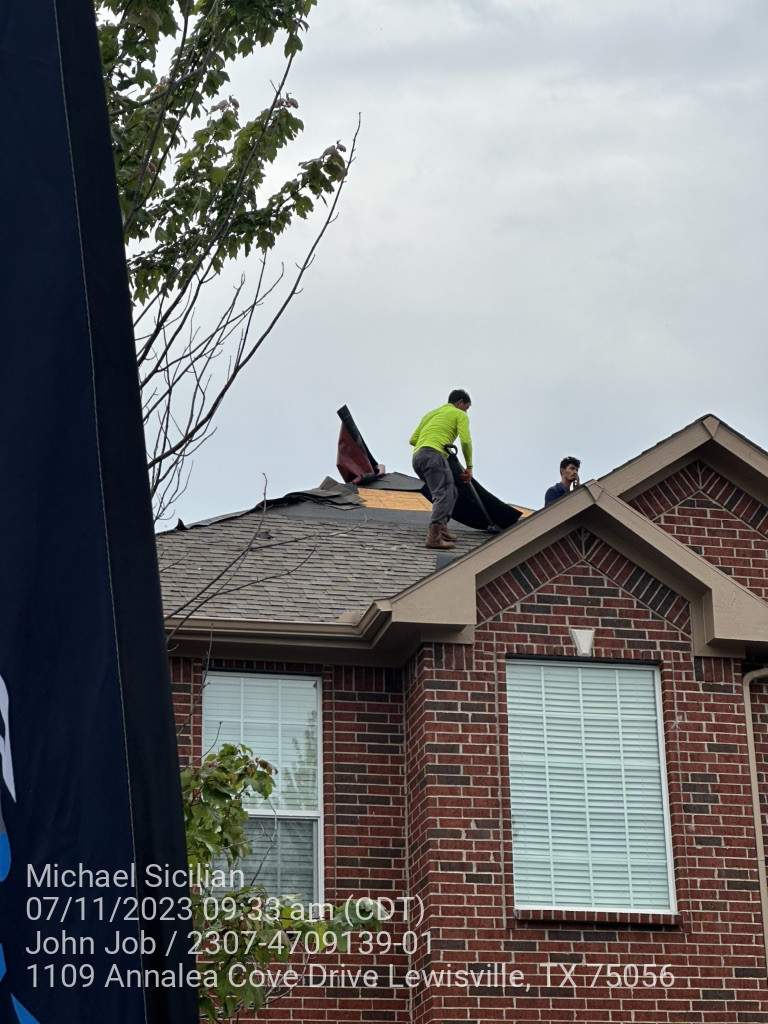 Project in Lewisville by Zeus Exteriors
