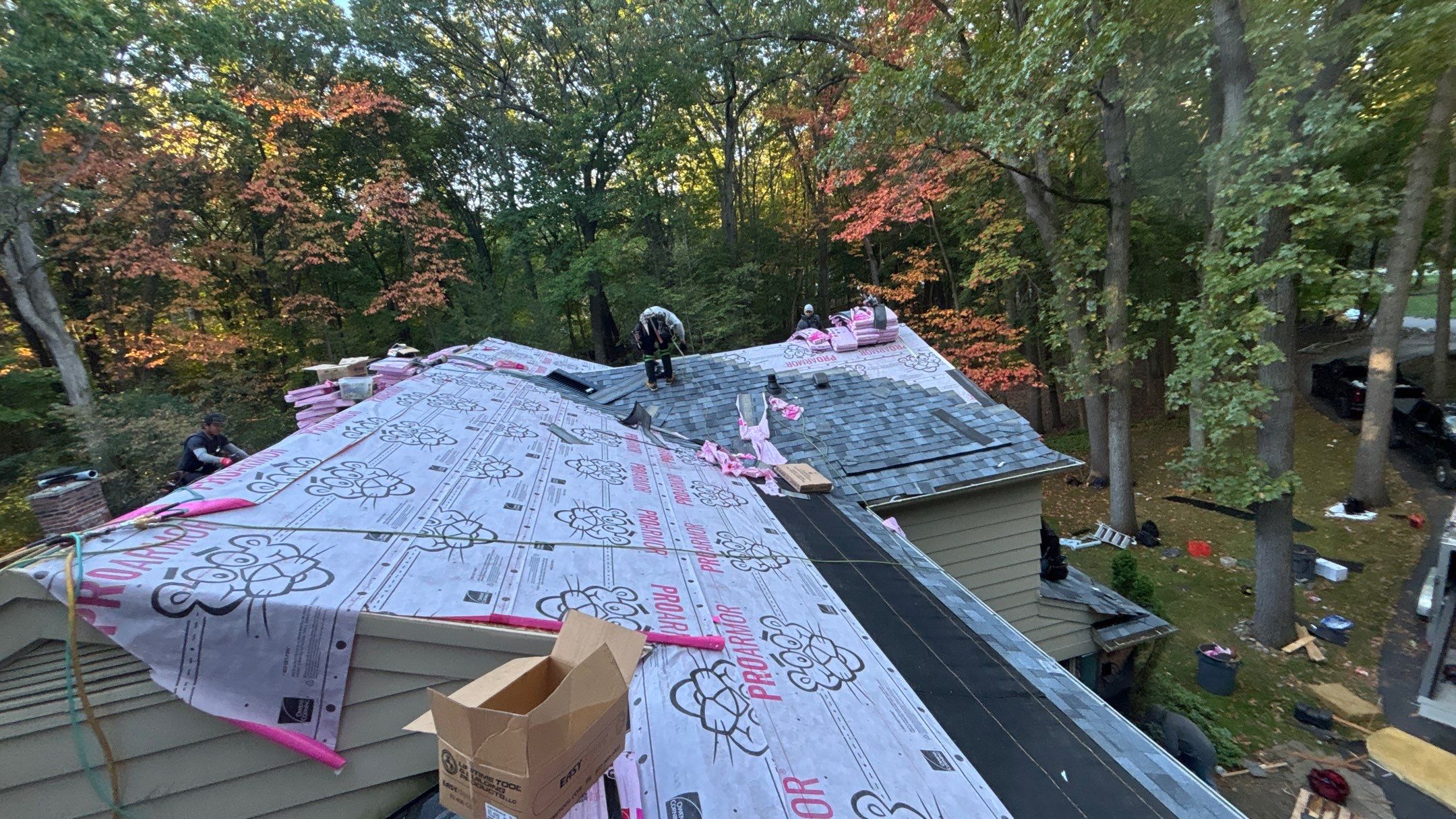 Roof Replacement using Owens Corning Slatestone Gray by 180 Contractors
