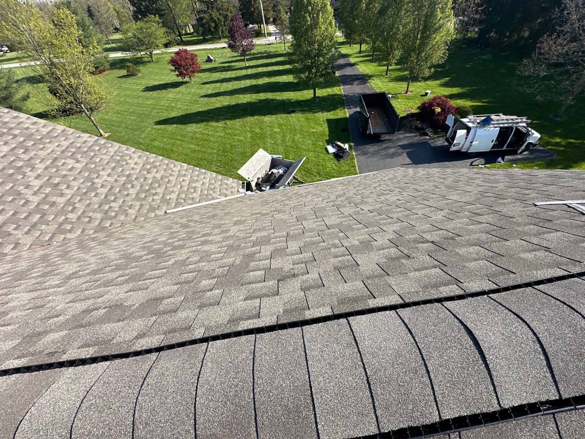 Residential Roofing Installation using Duration Series Shingles - Driftwood by RoofX 