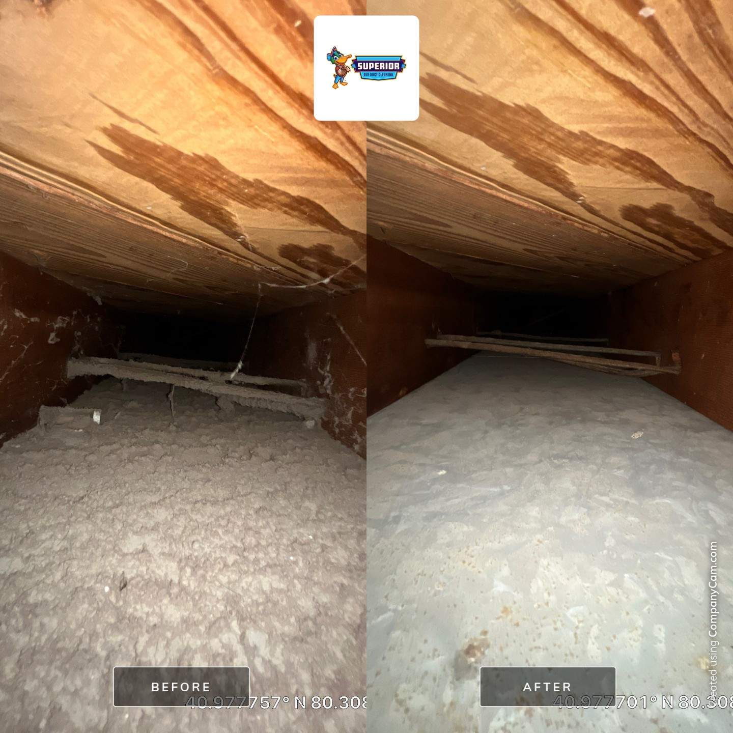 Air Duct Cleaning With a Vacuum Truck in New Castle, PA by Superior Air Duct Cleaning