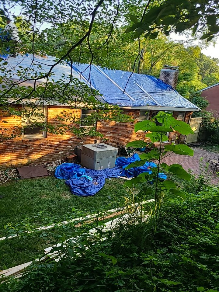 Springfield Tree Damage Restoration: CertainTeed Landmark Designer Shingles in Charcoal Black by RM Banning, Inc.