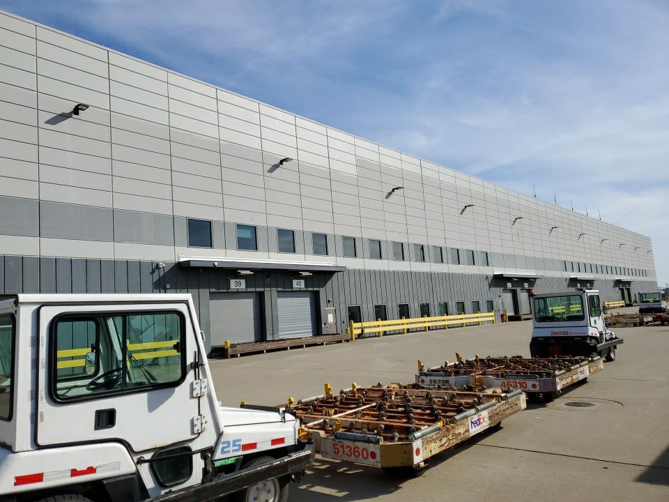 Tilt-up Precast Exterior Warehouse Painting by Paint Platoon USA