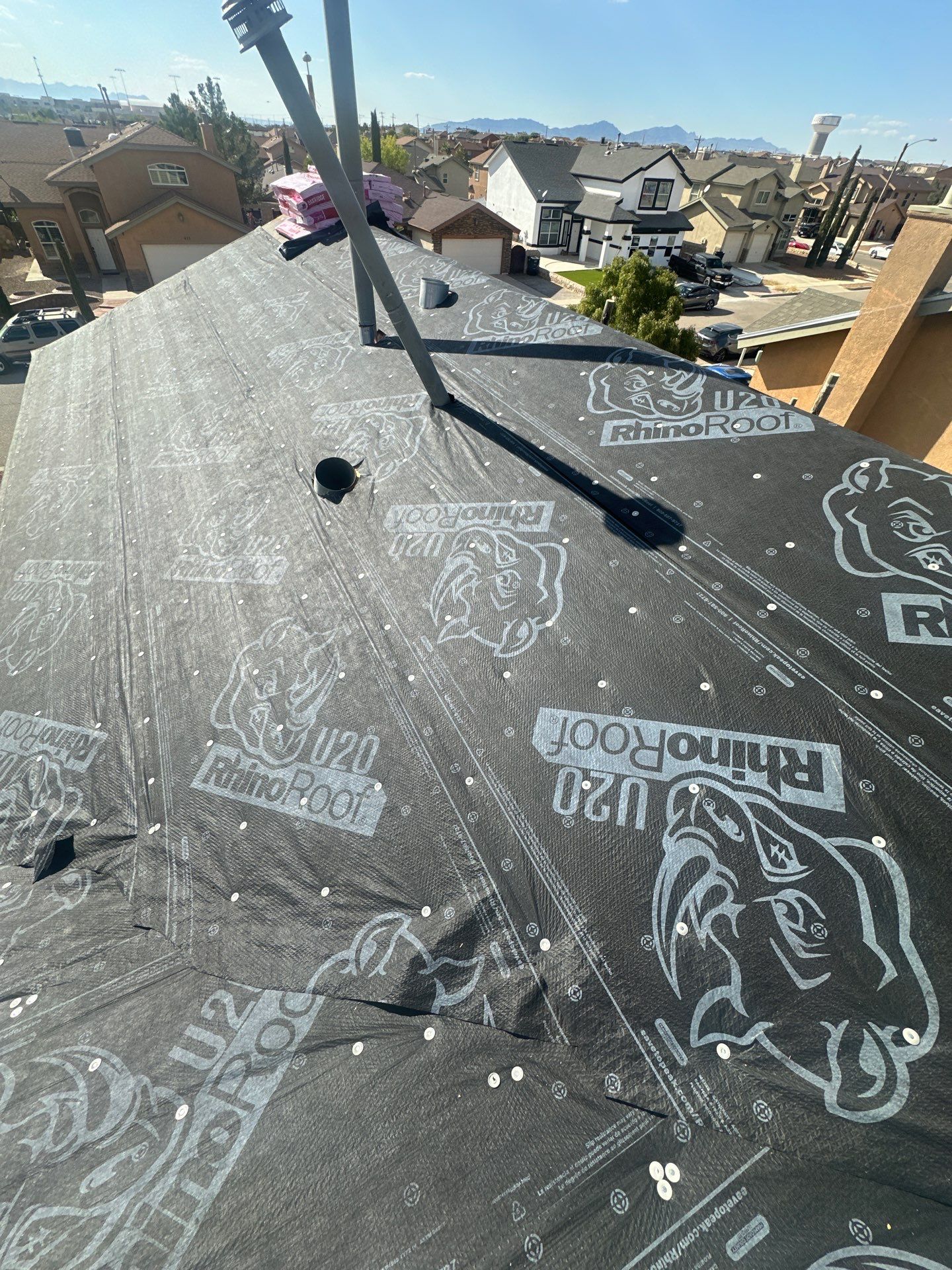 Shingle roof restoration by SPF Services 