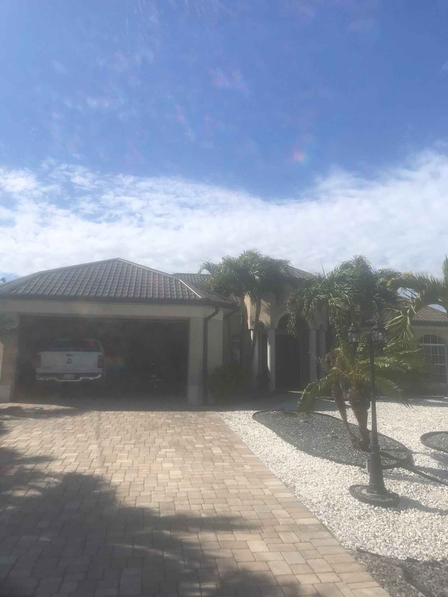 Brown Seamless Gutters Installation in Cape Coral FL by Gutter Professors