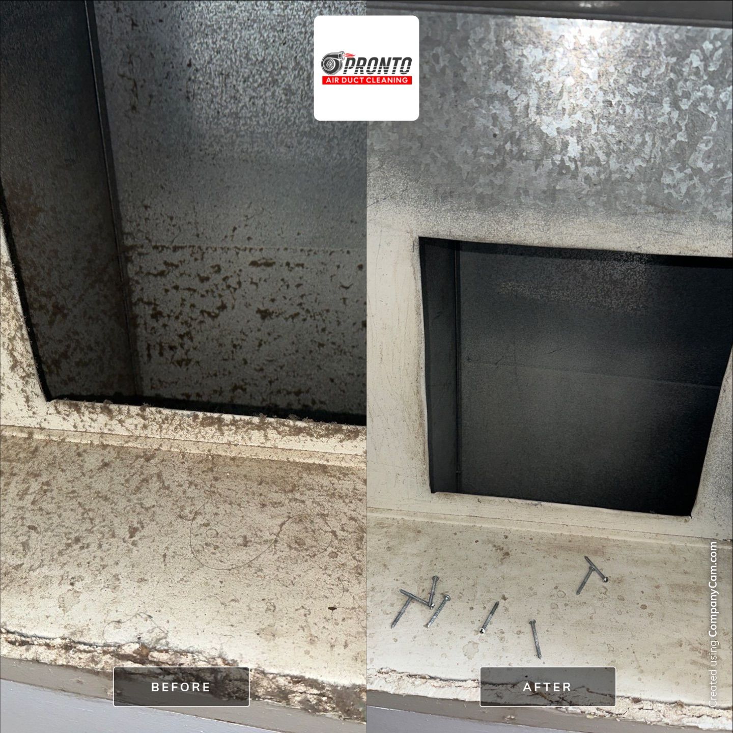 Air duct cleaning using Hypervac by Pronto Air Duct Cleaning