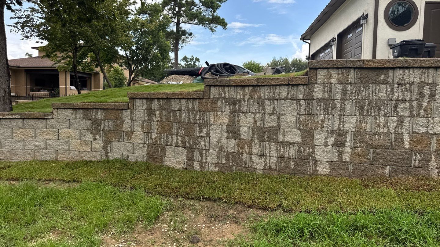 🏡 Duane’s Complete Retainer Wall & Hardscape Walkway by Texas Urban Elements
