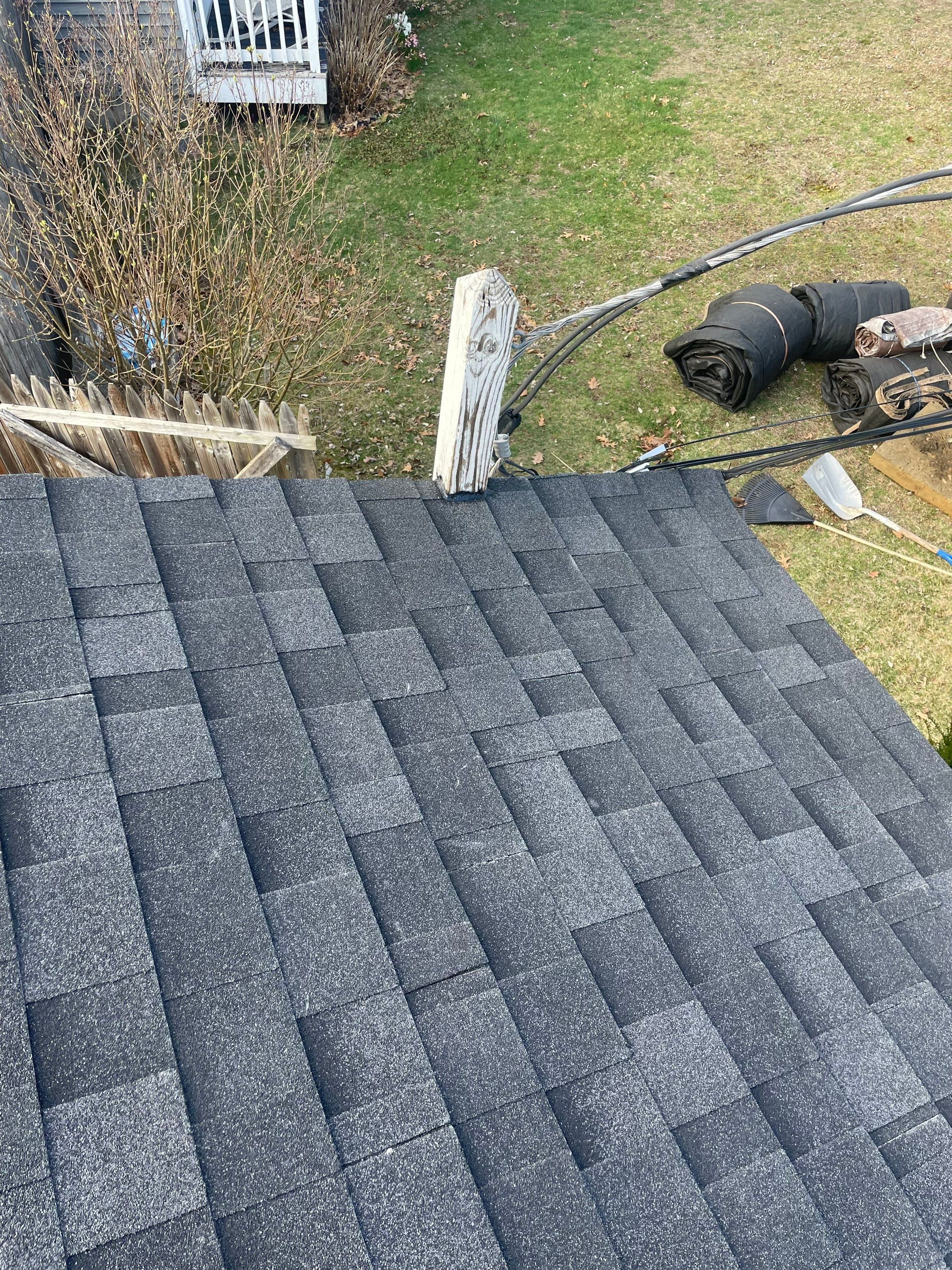 Residential Asphalt Roofing Replacement with IKO Cambridge Shingles in North Hampton by Tall pine roofing