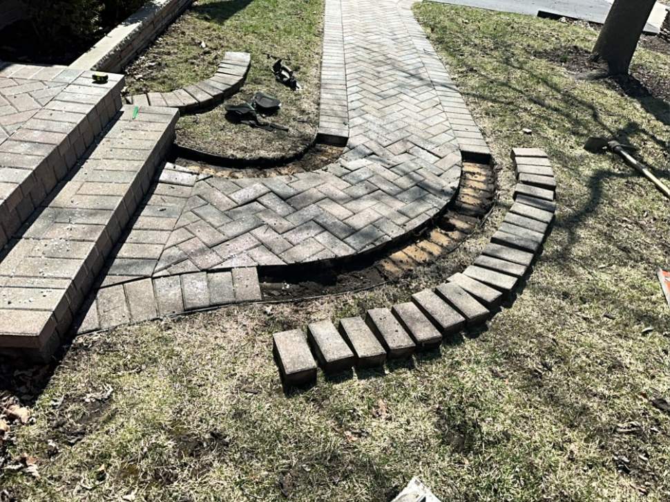 Ross Williams Drainage and Brick repair project by A&N