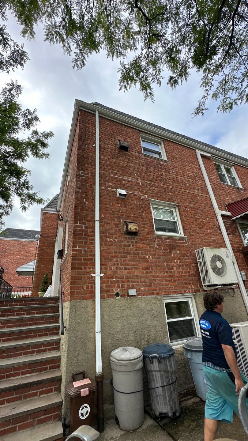 Long Gutter Replacement, Queens NYC by Above All Gutters