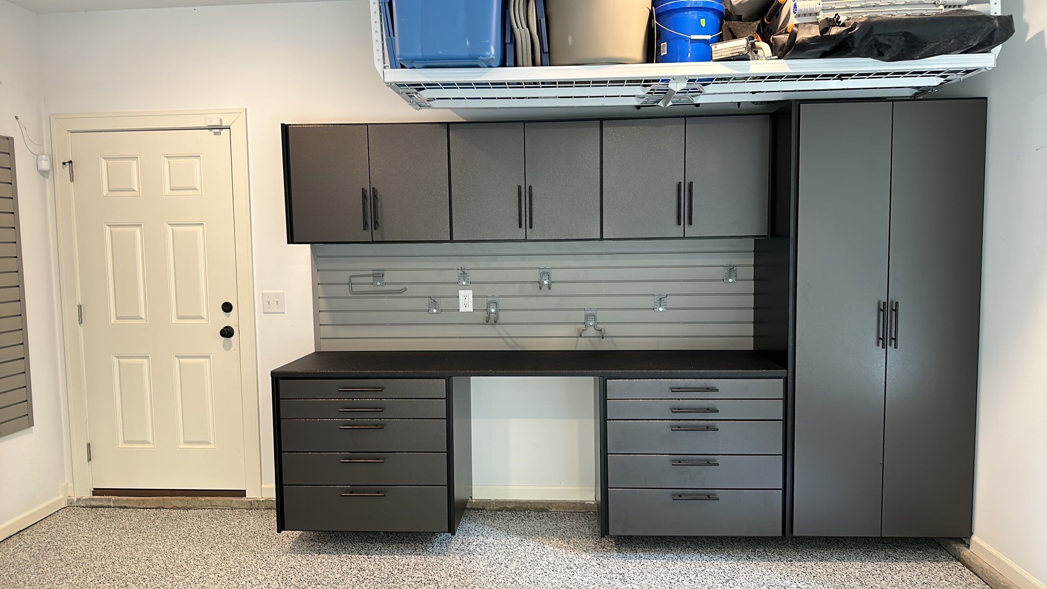 Will W. got his dream garage with a Banner Garage Floor and Cabinets  by Banner Garage