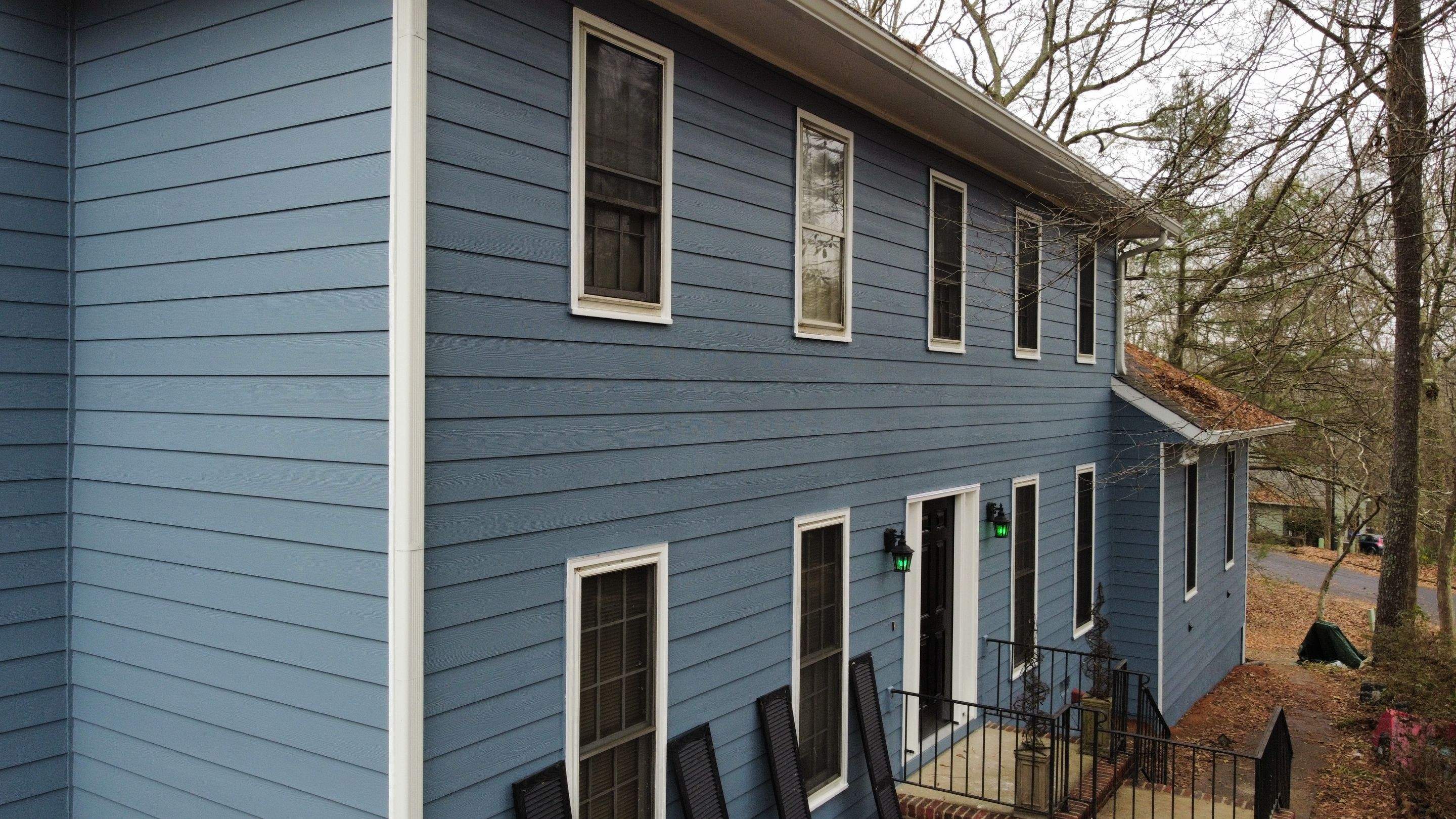 Full Exterior Siding Replacement and Trim Update in Lilburn Georgia by Swift Home Renovations