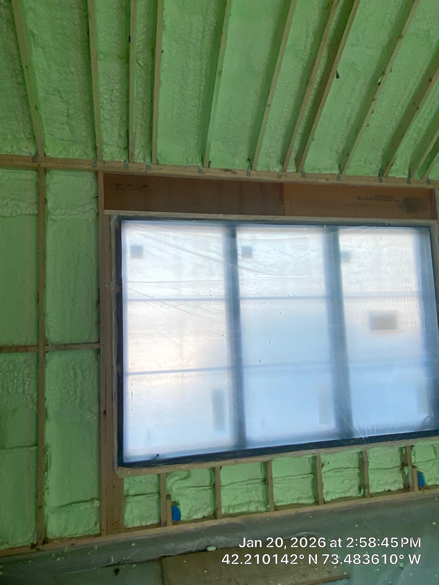 Detached Garage using Closed Cell Spray Foam by NYS Foam & Energy