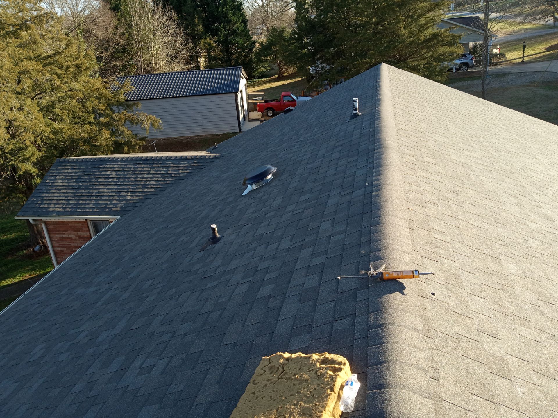 Morgan's Roof by BROCK BUILDERS 