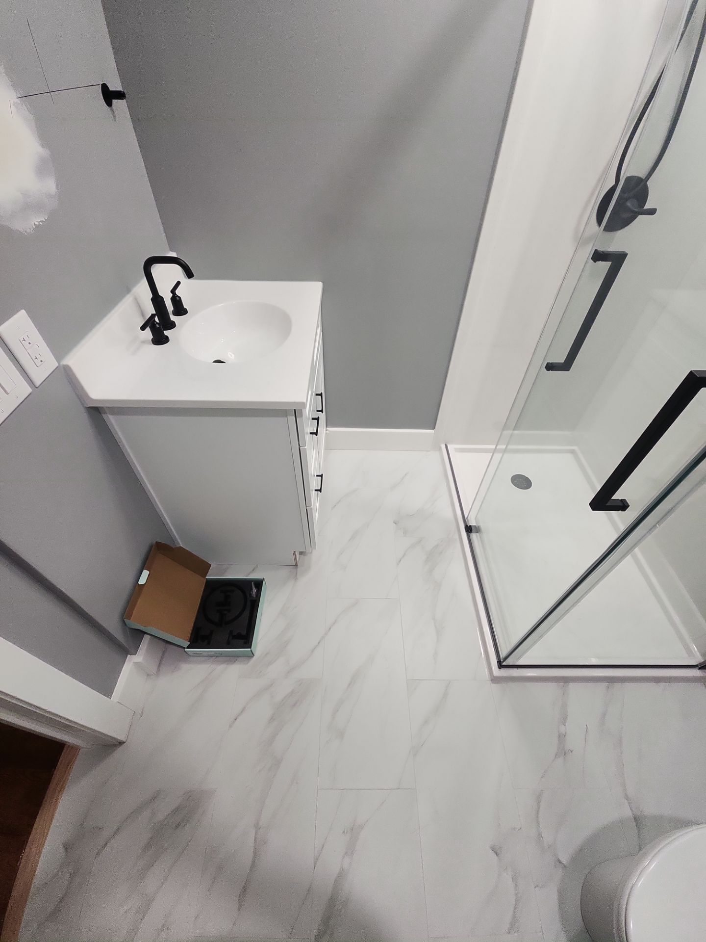 Bathroom Remodel using Onyx by The Shower Company