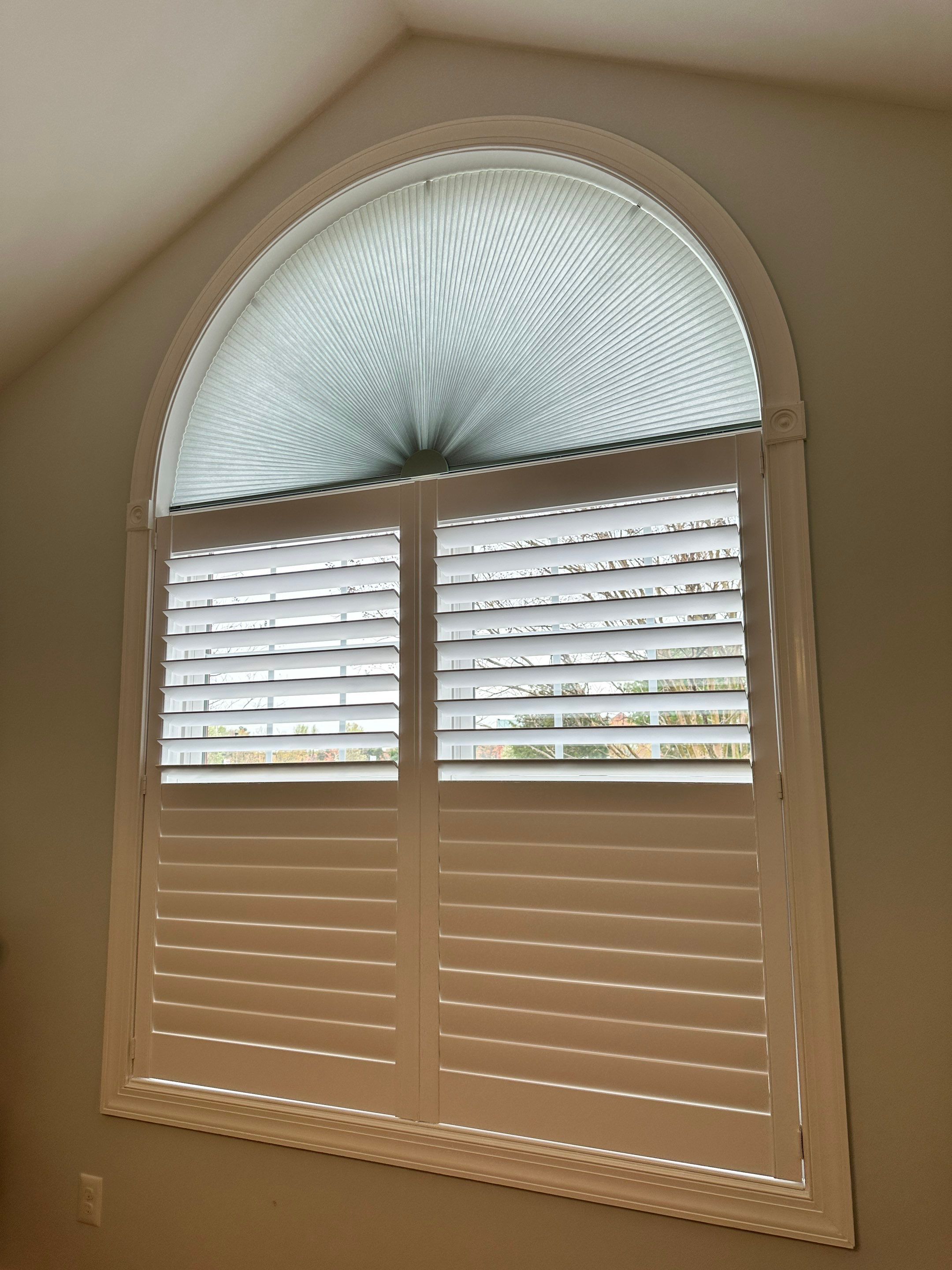 Shutter, Faux Wood Blind, and Honeycomb Installation - Leonardtown by Southern Maryland Custom Blinds