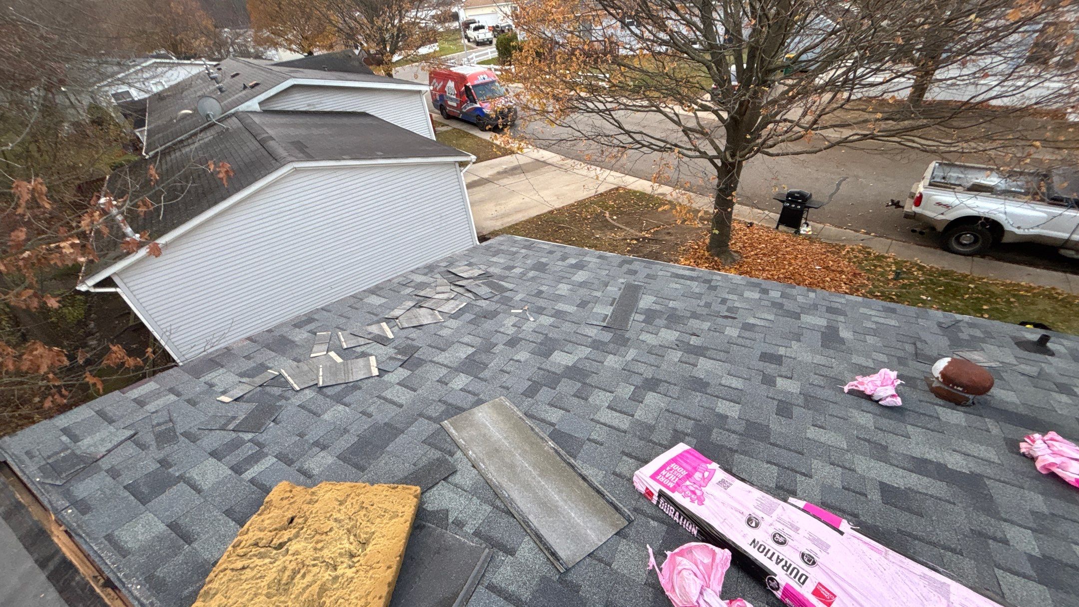 Roof Replacement using Owens Corning Estate Gray by 180 Contractors