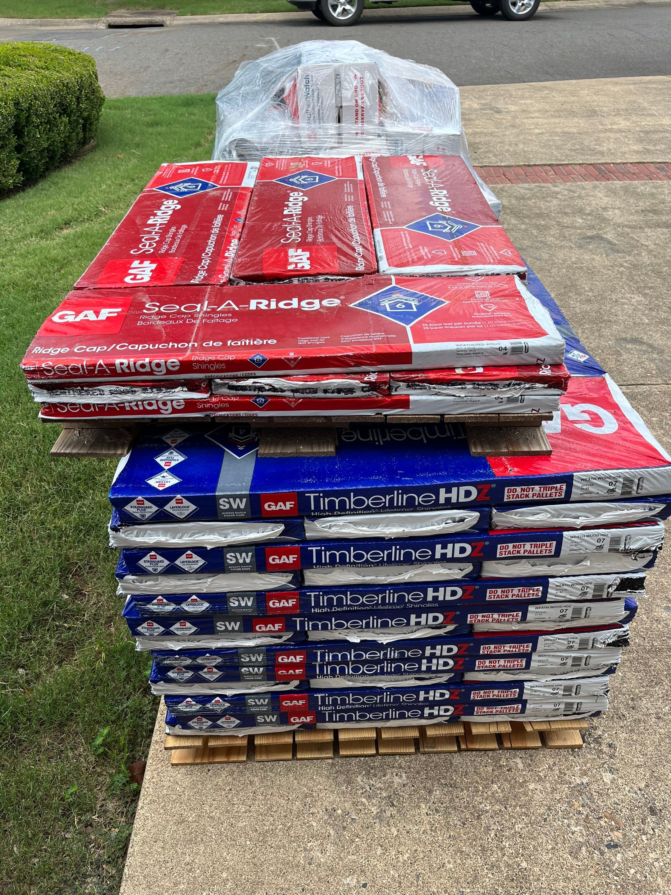 GAF Timberline HDZ Architectural Shingle Roof Replacement in Hot Springs by Temple Roofing and Exteriors