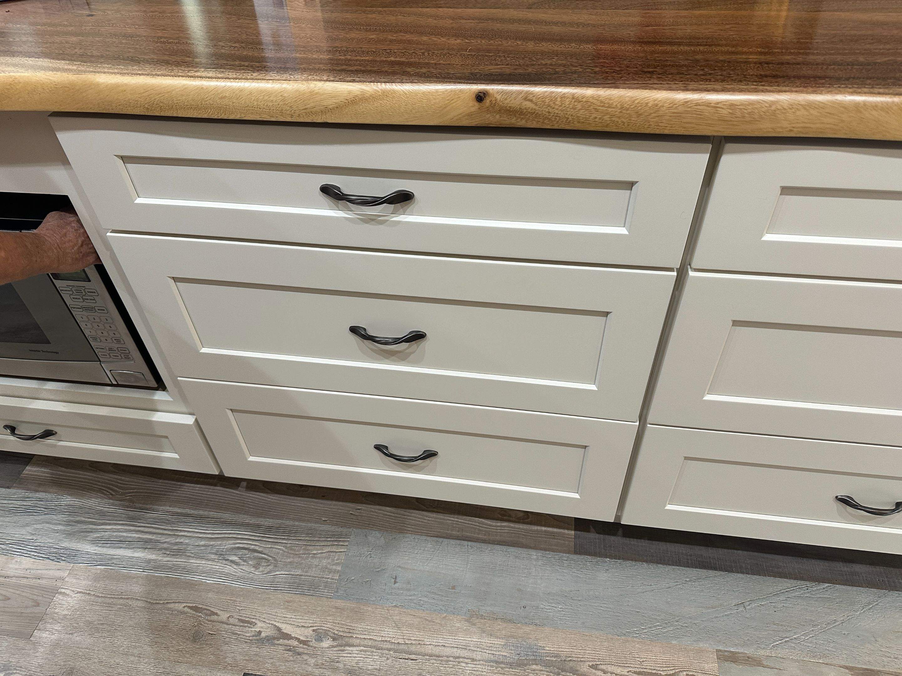 Antique shaker cabinets and granite kitchen and bathroom installation by Mena stone surfaces