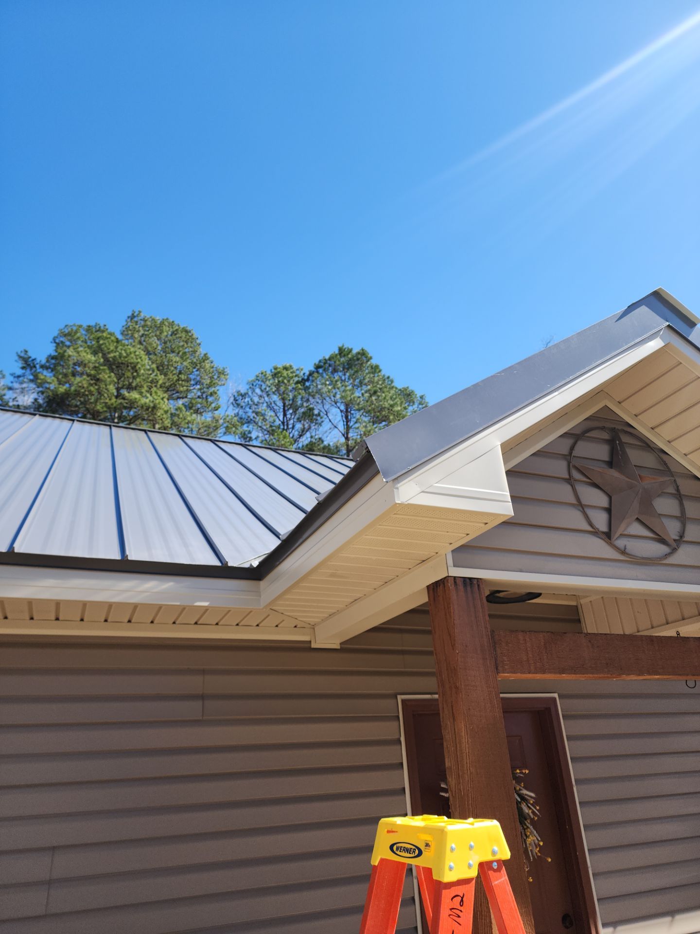 Residential Metal Roof Replacement using Reed's Metals: 26 GA. Standing Seam: Charcoal Grey by Hostetler Roofing