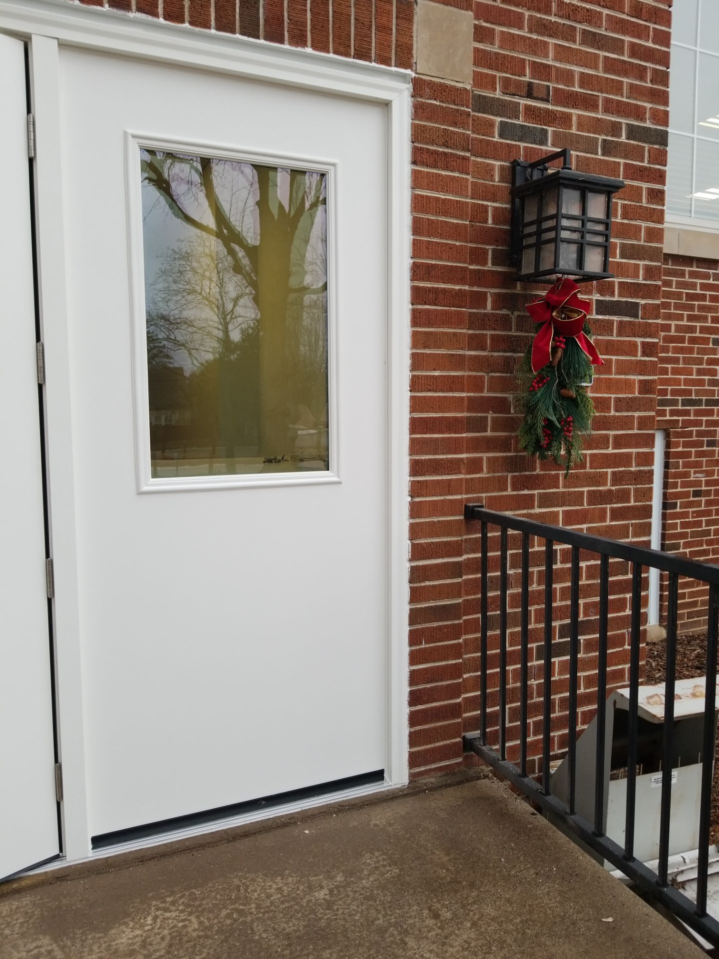 Commercial Entry Door Installation at Grafton Local Library by Stendahl Services