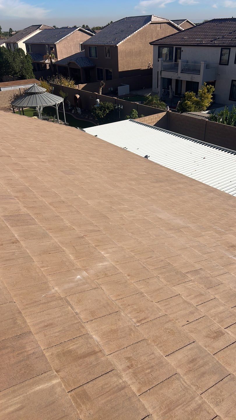 Mesa Tan Concrete Tile by Reimagine Roofing