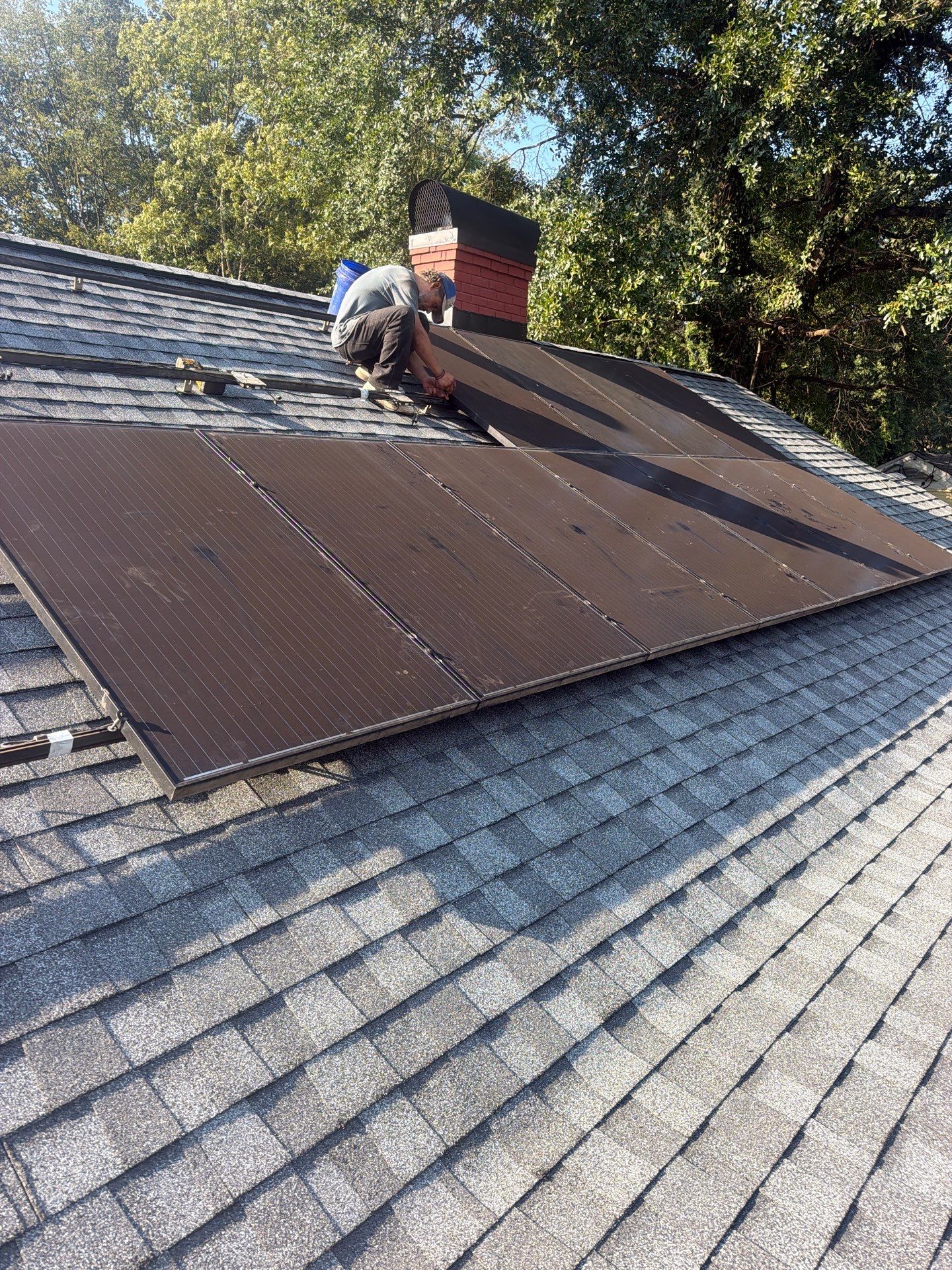 Roof replacement by hail and wind damage by Just Brilliant Restoration JBR