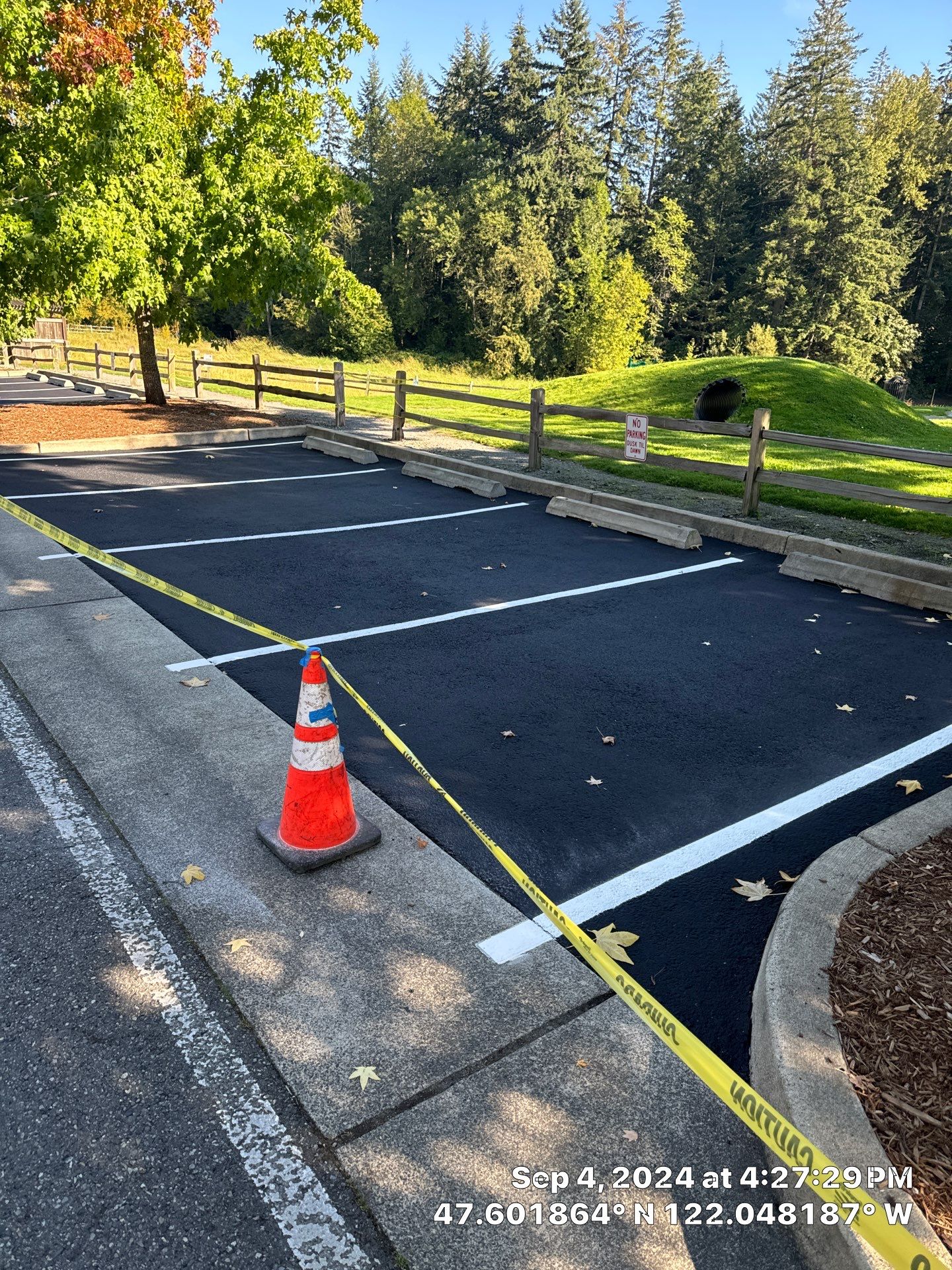 Big Rock Park | Parking Lot Sealcoating & Striping by Jireh Asphalt & Concrete Inc 
