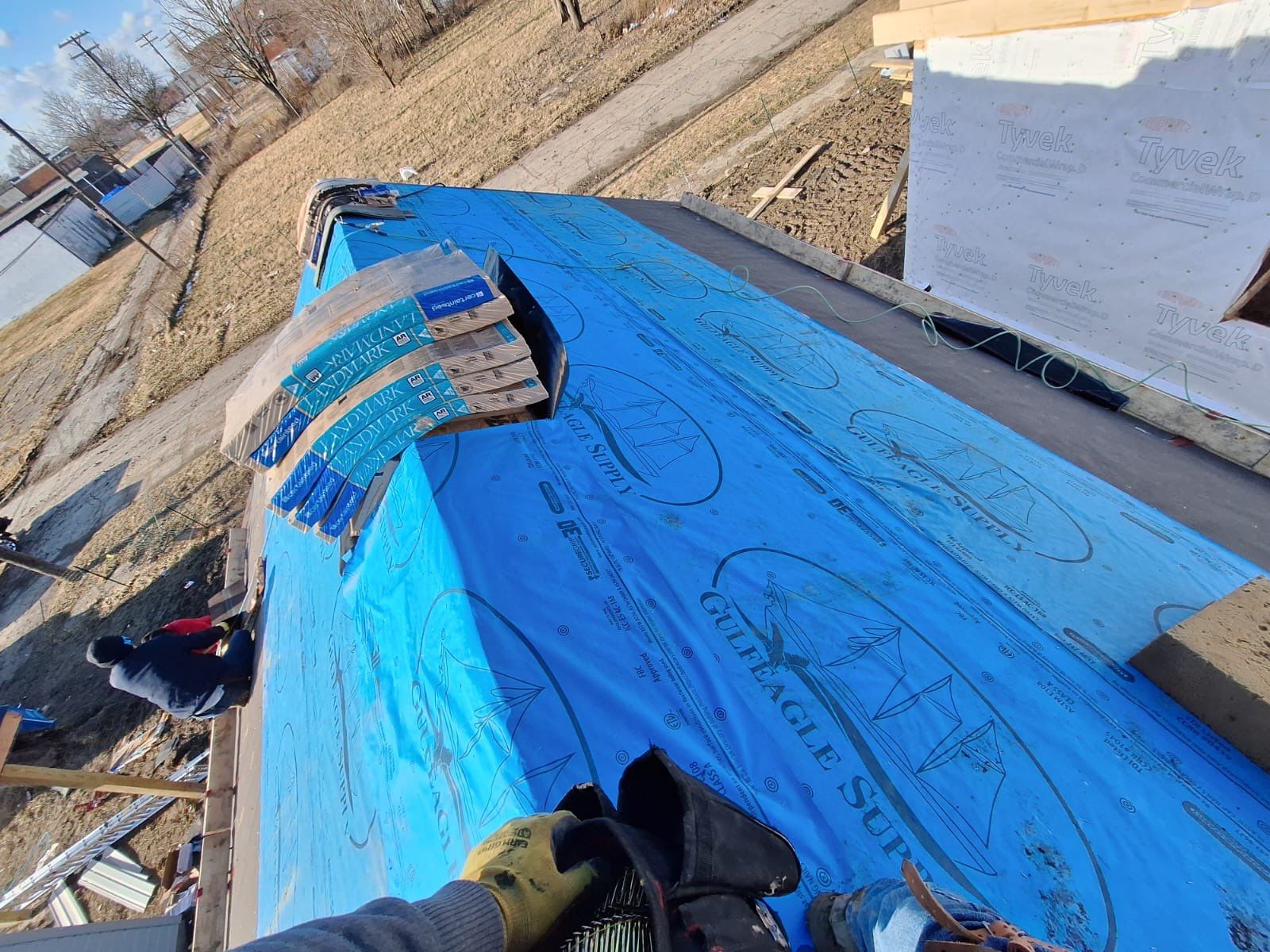 Roof Replacement using CertainTeed Landmark Burnt Sienna by 180 Contractors