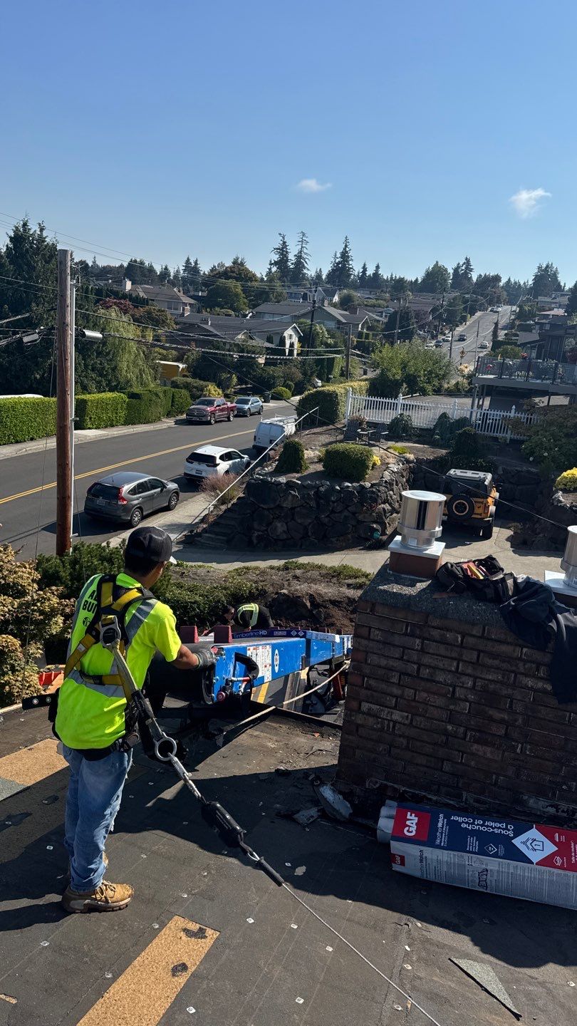 Edmonds Residential Roof Replacement and Structural Decking Repair by Roofing Formula LLC
