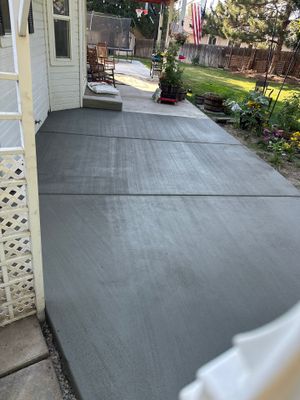 Patio Extension with Hot Tub Rebar Grid