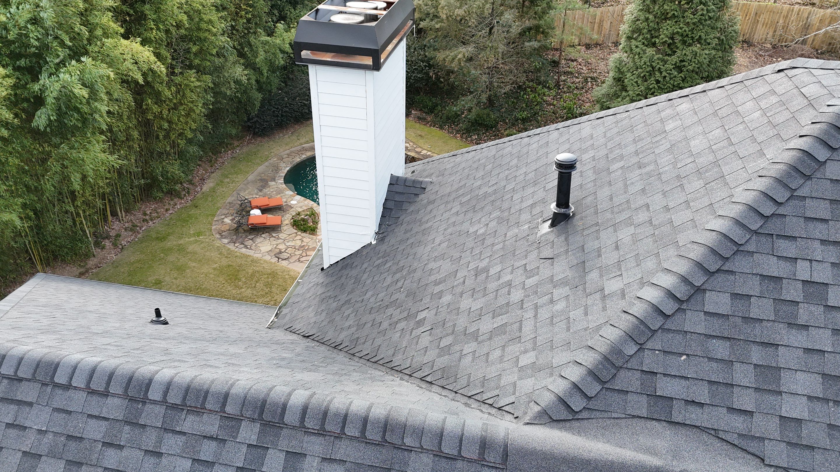 Atlanta, GA Roof Replacement CertainTeed Landmark Moire Black by Reset Roofing