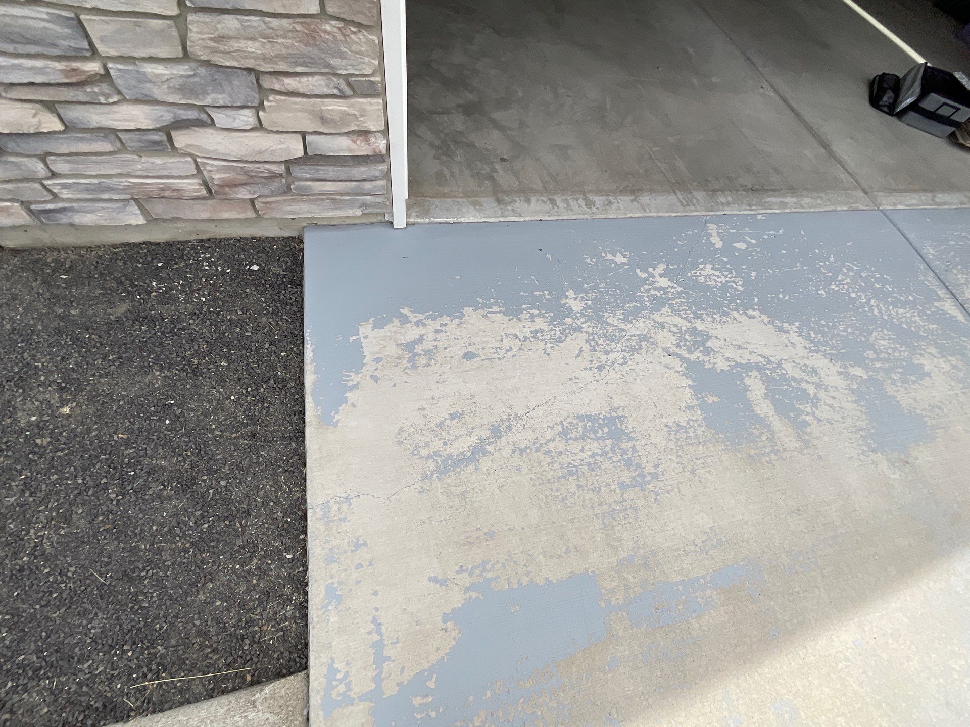 Driveway Transformation using 1/8 Tidal Wave by Croc Coatings, LLC