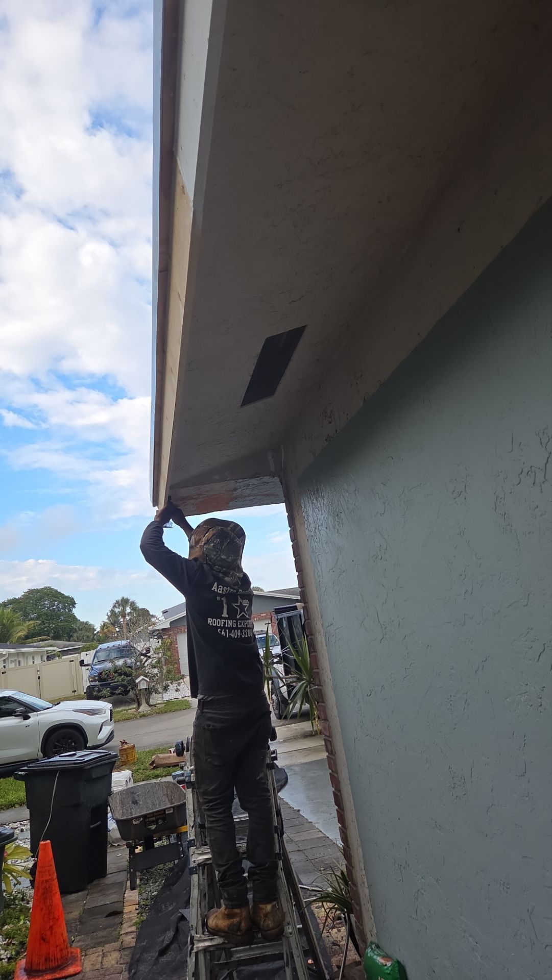 Shingle Roof Replacement and Exterior Fascia Repair in Boca Raton by Aastro Roofing