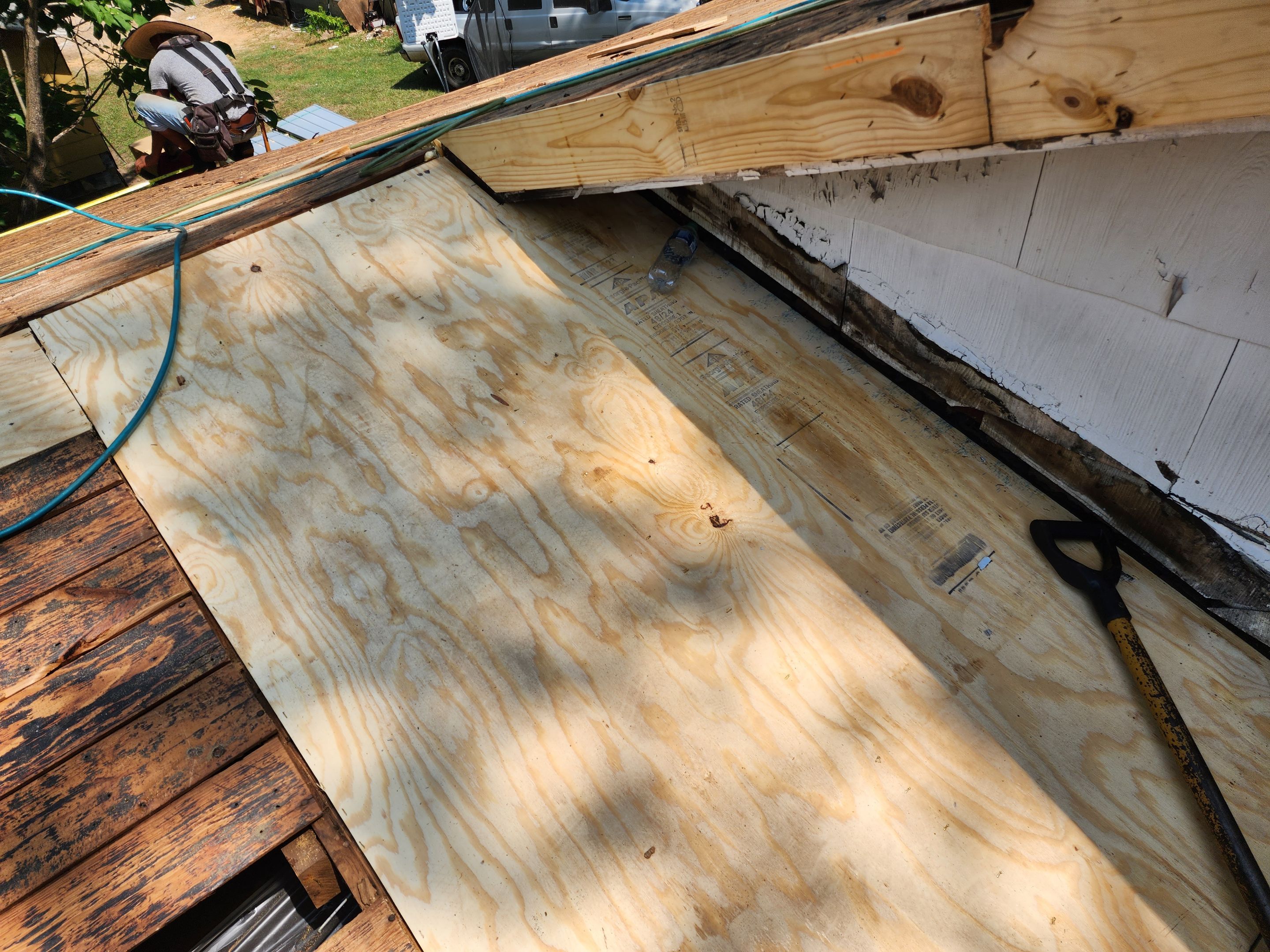 Residential Roofing Installation using 29 Gauge Galvalume Metal by Hostetler Roofing