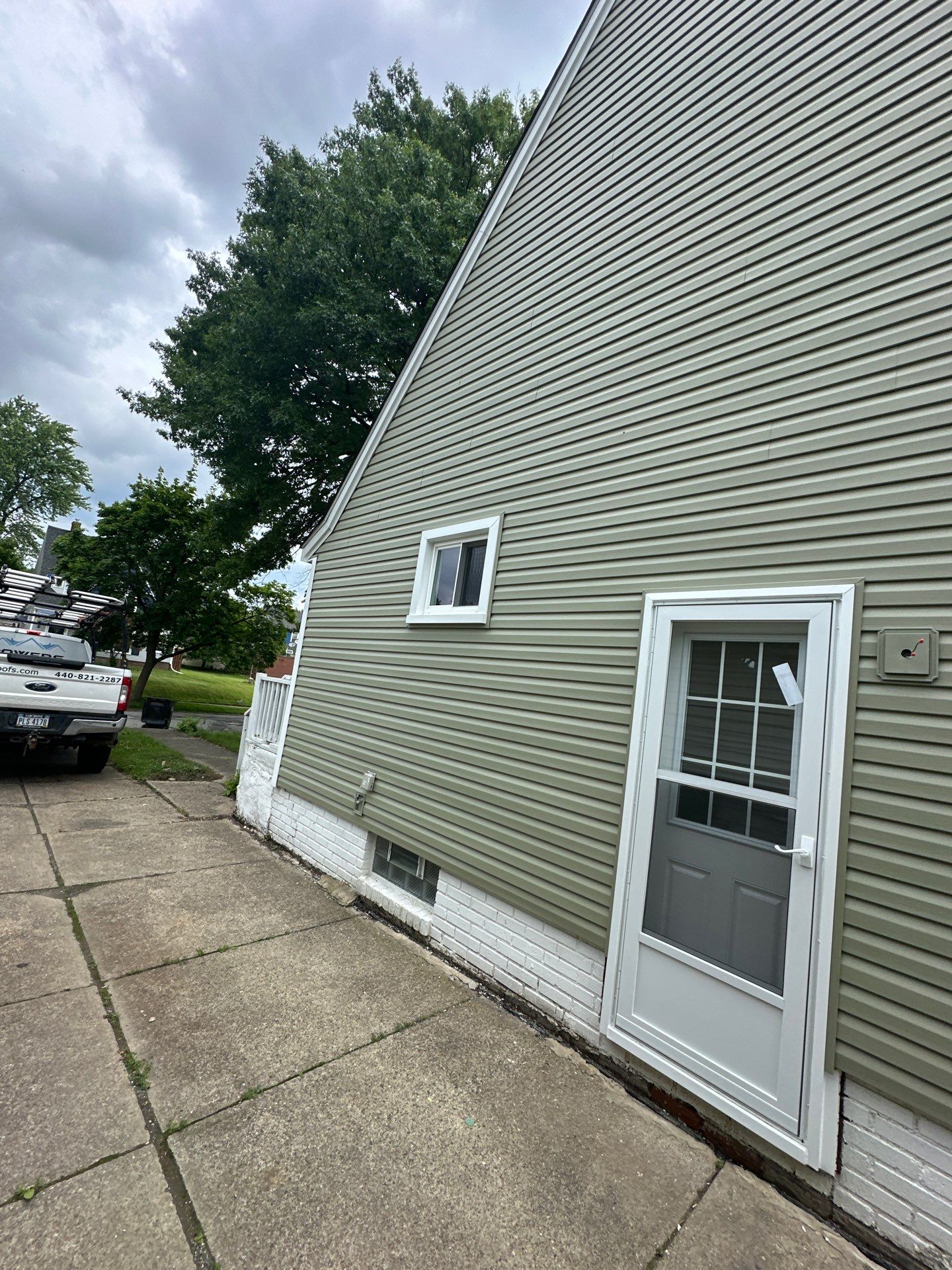 Project in Cleveland by Powers Roofing and Exteriors