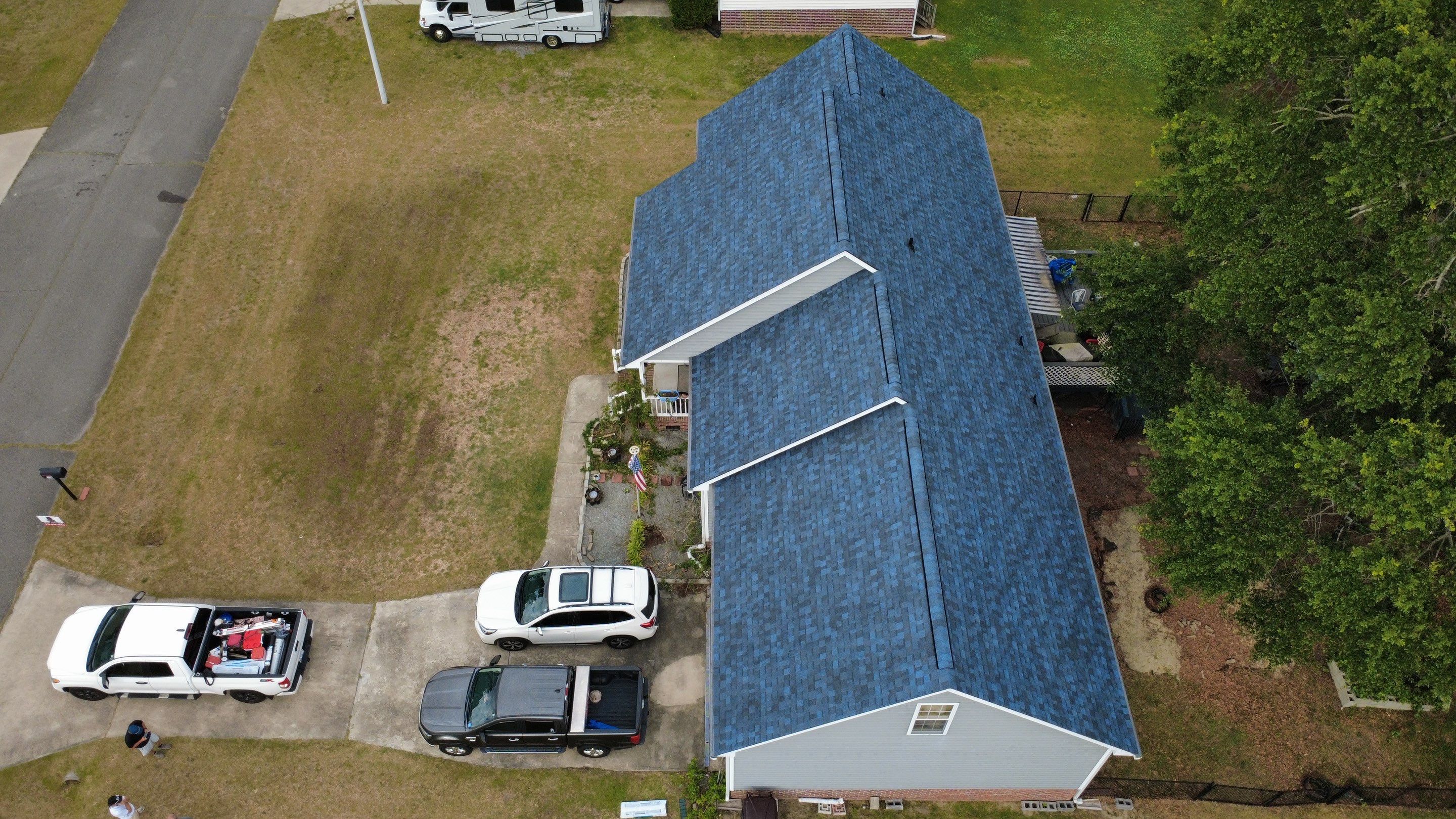 IKO Dynasty Atlantic Blue by Alpha Sky Roofing