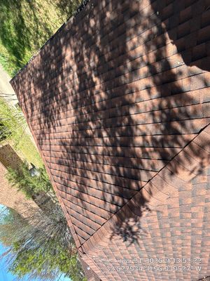 Completed roofing project