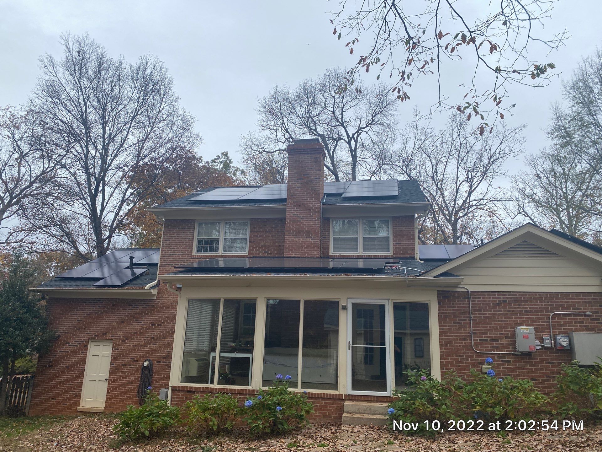 New Roof with Solar Panels by Just In Time Roofing and Restoration