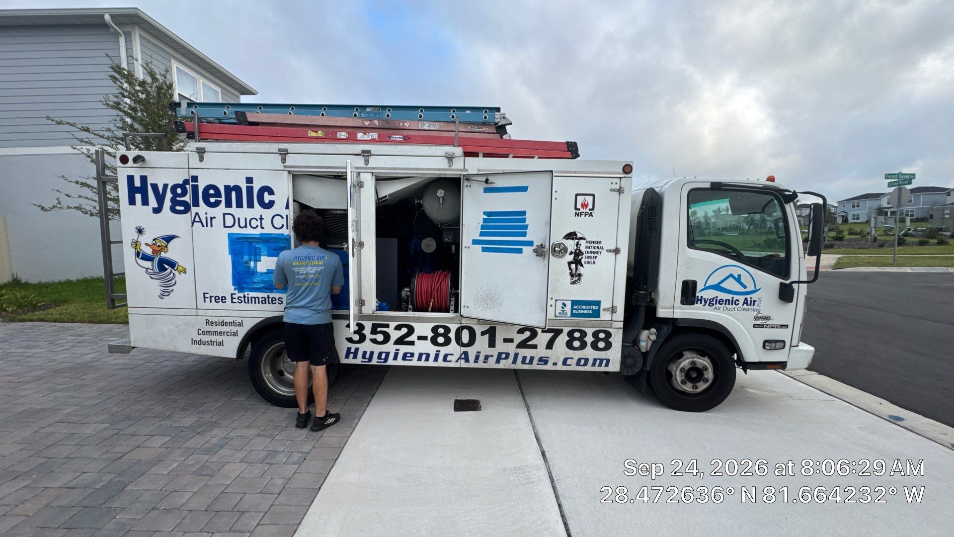 Dryer Exhaust Inspection & Roof Access in Clermont by Hygienic Air, Inc