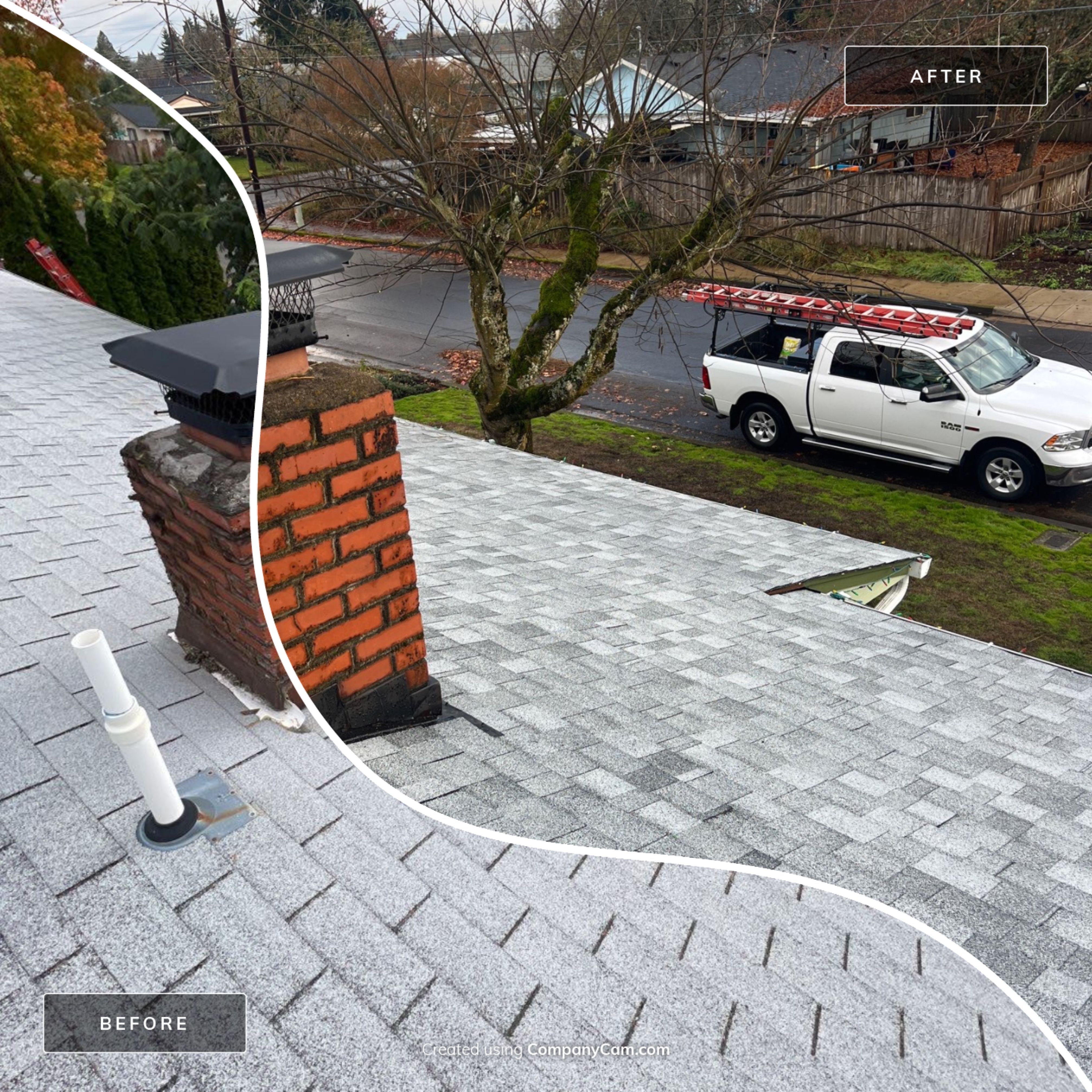 Residential Roof Installation: IKO Dynasty 30 Year Shingle Color: Frostone Grey by Orezona Building & Roofing Company, Inc.