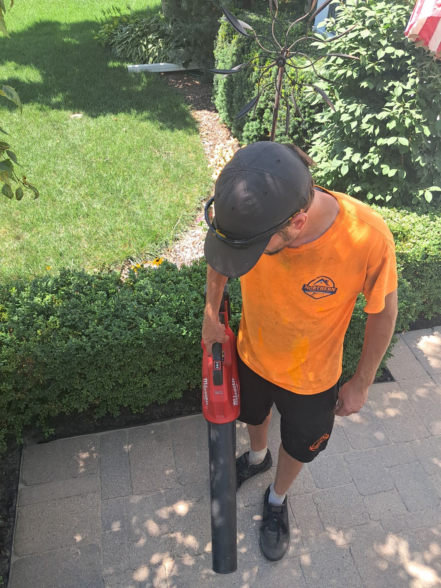 Highland Park, Brick paver cleaning sanding and sealing   by Northern Power Washing LLC.