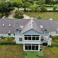 24ga 1" Nail-Strip Dark Bronze  by Total Roofing System The Metal Roof Experts