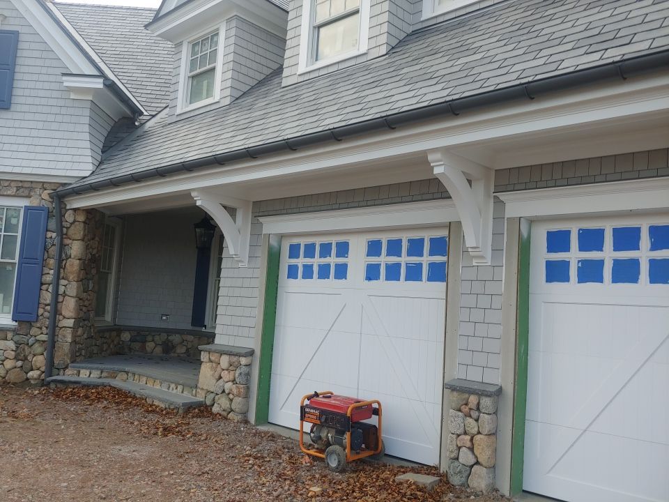 Gutter Installation using Half Round Aluminum Gutter in Natick, MA by Gutter Pro Enterprises