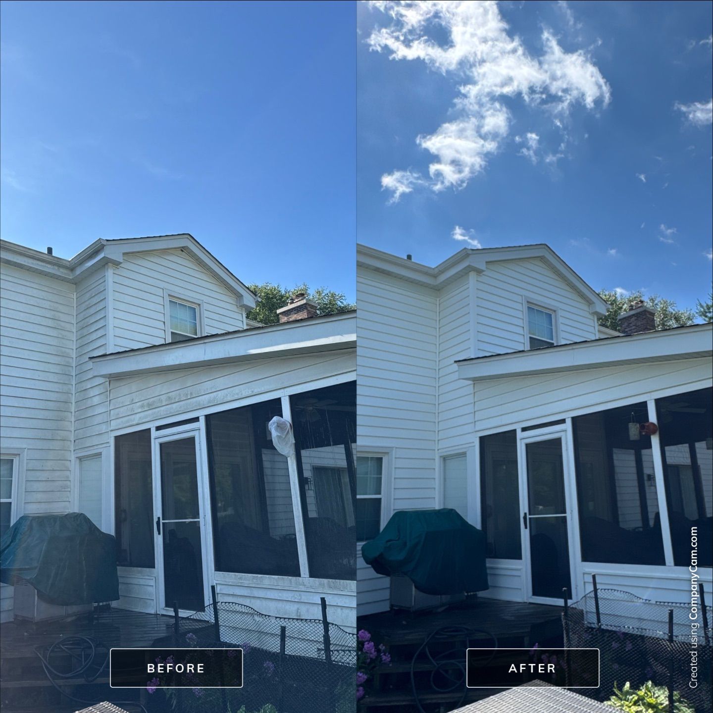 Project in Arlington Heights by Simmons Power & Soft Washing