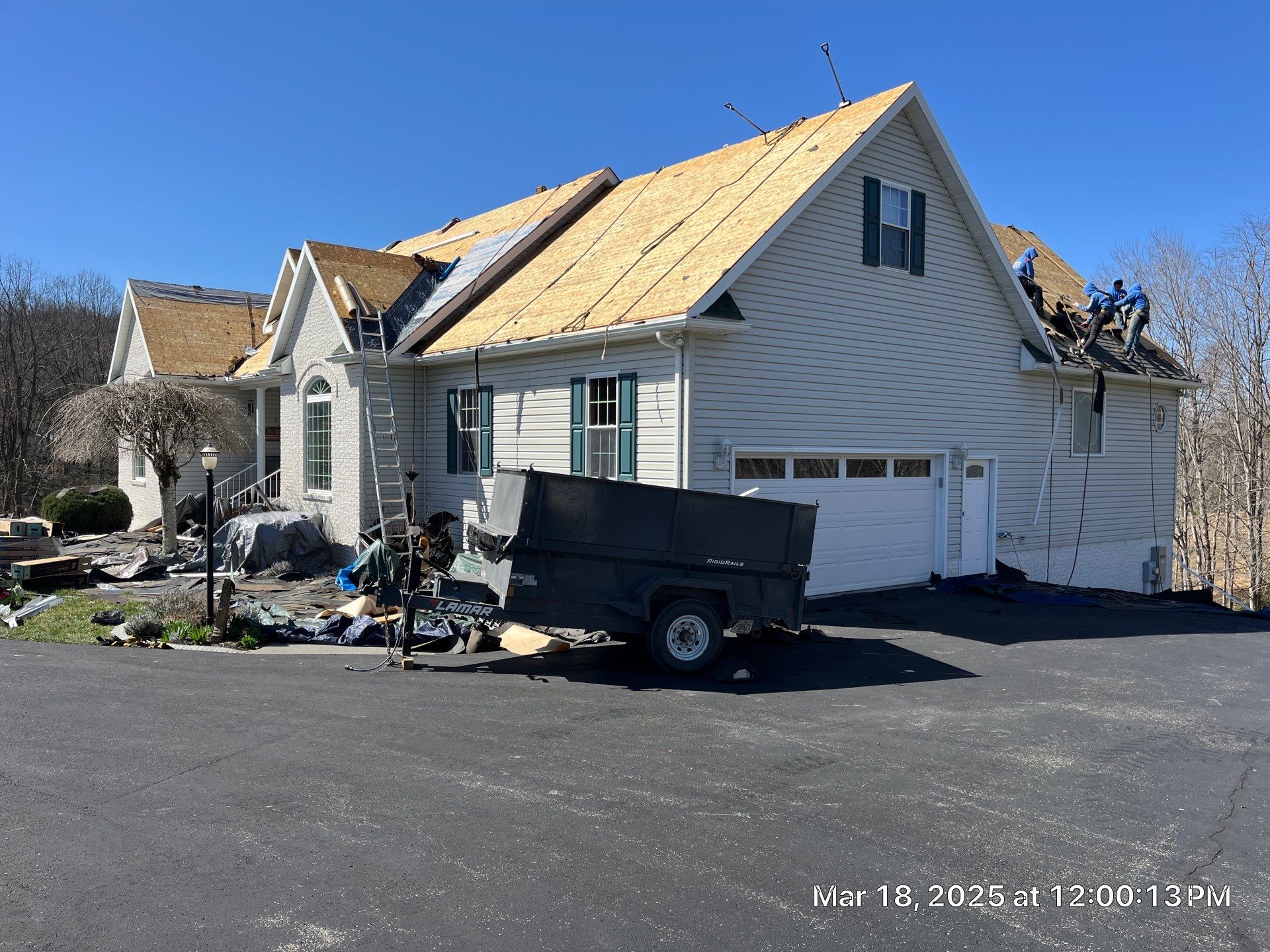 Residential Roofing Installation using Certainteed Landmark Pro Shingles by Fahey Roofing + Contracting