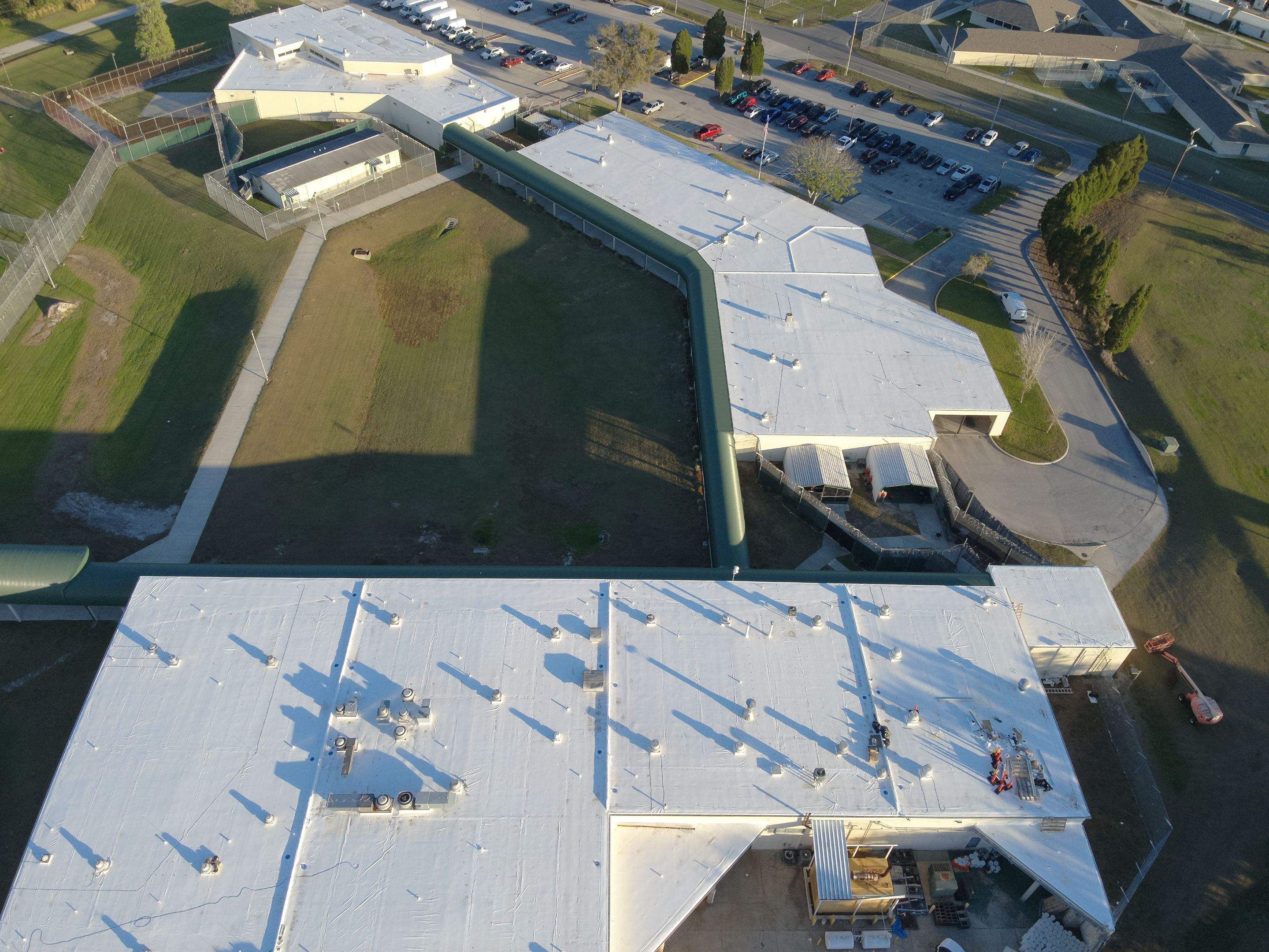 Polk County Jail - Roof Replacement by 1st Class Roofing, Inc.